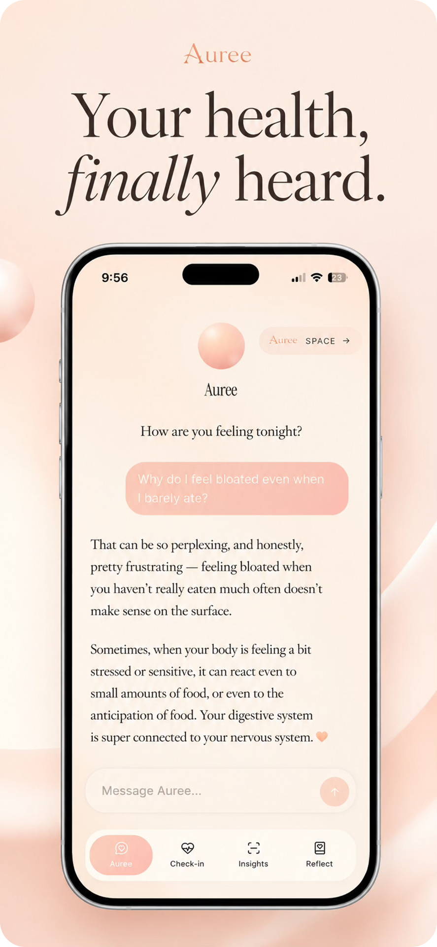 Auree — a conversation in your own words
